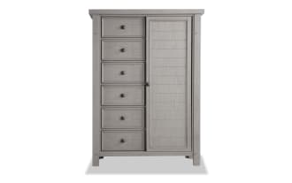 Hudson Gray 8 Drawer Wardrobe