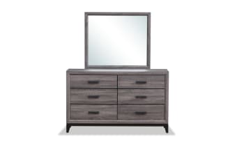 Joss Gray Dresser & Mirror