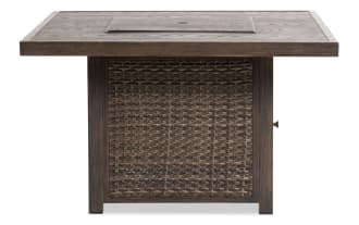 Dream Brown Wicker Outdoor Fire Pit