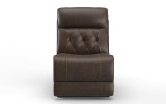 Canyon Walnut Armless Power Recliner with Power Headrest