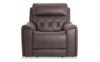 Canyon Walnut Power Recliner with Power Headrest