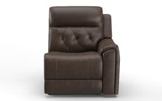Canyon Walnut Right Arm Facing Power Recliner with Power Headrest