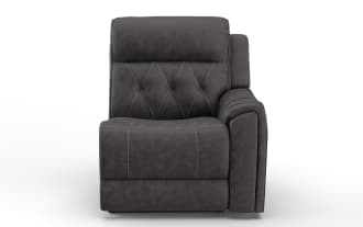 Canyon Gray Right Arm Facing Power Recliner with Power Headerest
