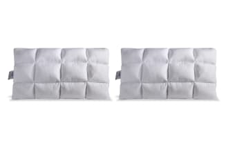 Bob-O-Pedic® Queen Cooling Memory Foam & Down Alternative Adjustable Pillow (Set of 2)