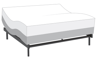 Power Bob Elite Base with Copper Sport Gel 11.5'' King Firm Mattress