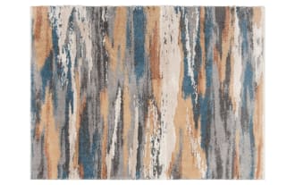 Mountain Skies 5' x 7' Multi Abstract Rug