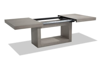 Cosmopolitan Gray Extendable Dining Table