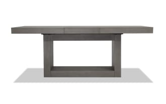 Cosmopolitan Gray Extendable Dining Table