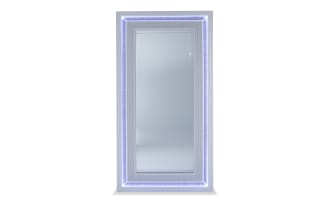 Glamour White Floor Length Mirror