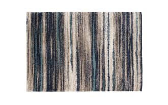 Waves 8' x 10' Blue Abstract Rug