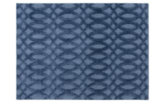 Denim 5' x 7' Geometric Shag Rug