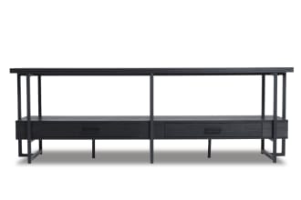 Brianna 70'' Espresso Storage TV Stand