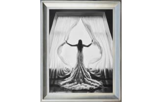 Woman In The Window Framed Wall Art