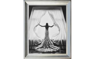 Woman In The Window Framed Wall Art