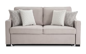Bob-O-Pedic® Taupe 73'' Pop-Up Sleeper Sofa
