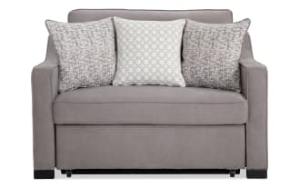 Bob-O-Pedic® Gray 51'' Twin Pop-Up Sleeper Chair