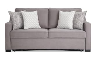 Bob-O-Pedic® Gray 73'' Queen Pop-Up Sleeper Sofa