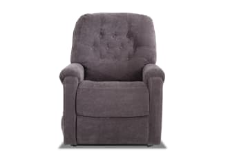 Amelia Charcoal Massaging Power Lift Recliner with USB Port