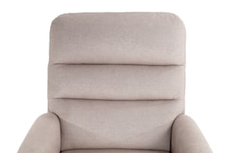 Nexus Beige Massaging Power Lift Recliner with USB Port