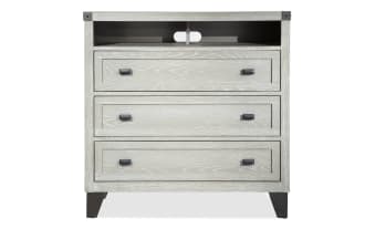 Wentworth Gray 3 Drawer TV Chest