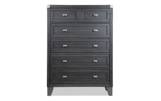 Wentworth Black 5 Drawer Chest