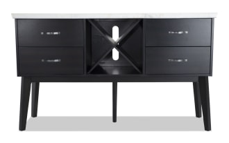 Elm Espresso & Marble 4 Drawer Server