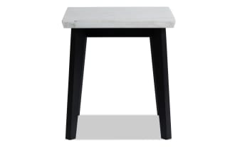 Elm Espresso & Marble End Table