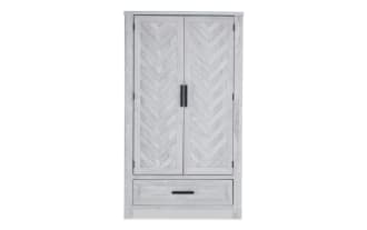 Calvin White 2 Drawer Armoire