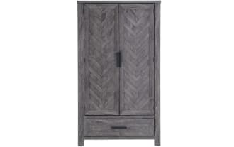 Calvin Gray 2 Drawer Armoire