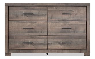Foundry Brown 6 Drawer Dresser
