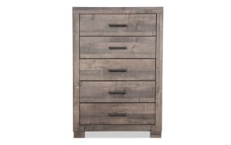 Foundry Brown 5 Drawer Chest