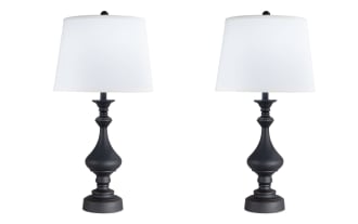 Ferris Blackened Bronze Table Lamp (Set of 2)
