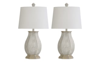 Montana Ivory Table Lamp (Set of 2)