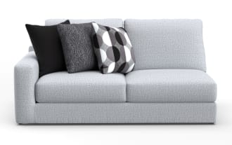 Mason White Left Arm Facing Loveseat