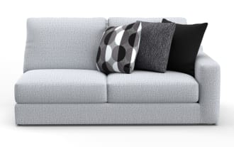 Mason White Right Arm Facing Loveseat