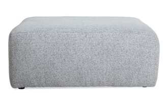 Mason White Cocktail Ottoman