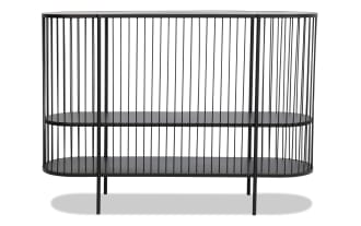 Lana 48'' Black Console Table