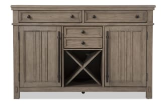 Artisan Gray 3 Drawer Server