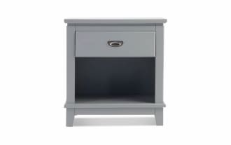 Chadwick Gray Nightstand with Drawer