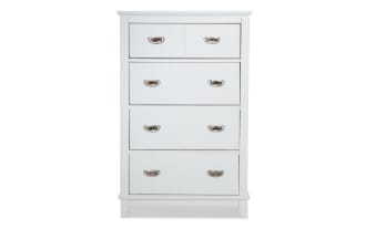 Chadwick White 4 Drawer Chest