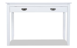 Chadwick White Desk with Drawer