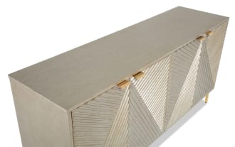 Brigitte Champagne Accent Cabinet