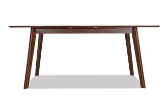 Bettie Walnut Extendable Dining Table