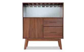Bettie Walnut Bar Cabinet