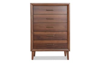 Bettie Brown 5 Drawer Chest