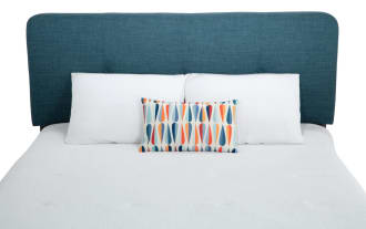 Bettie Queen Teal Upholstered Platform Bed