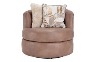 Sierra Cognac Swivel Chair