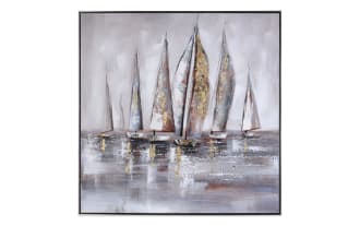 Soft Winds Sails Framed Art