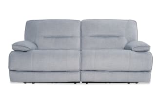 Pacifica Silver 82" Power Reclining Loveseat