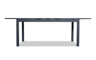 Laguna Gray Aluminum Outdoor Extension Dining Table